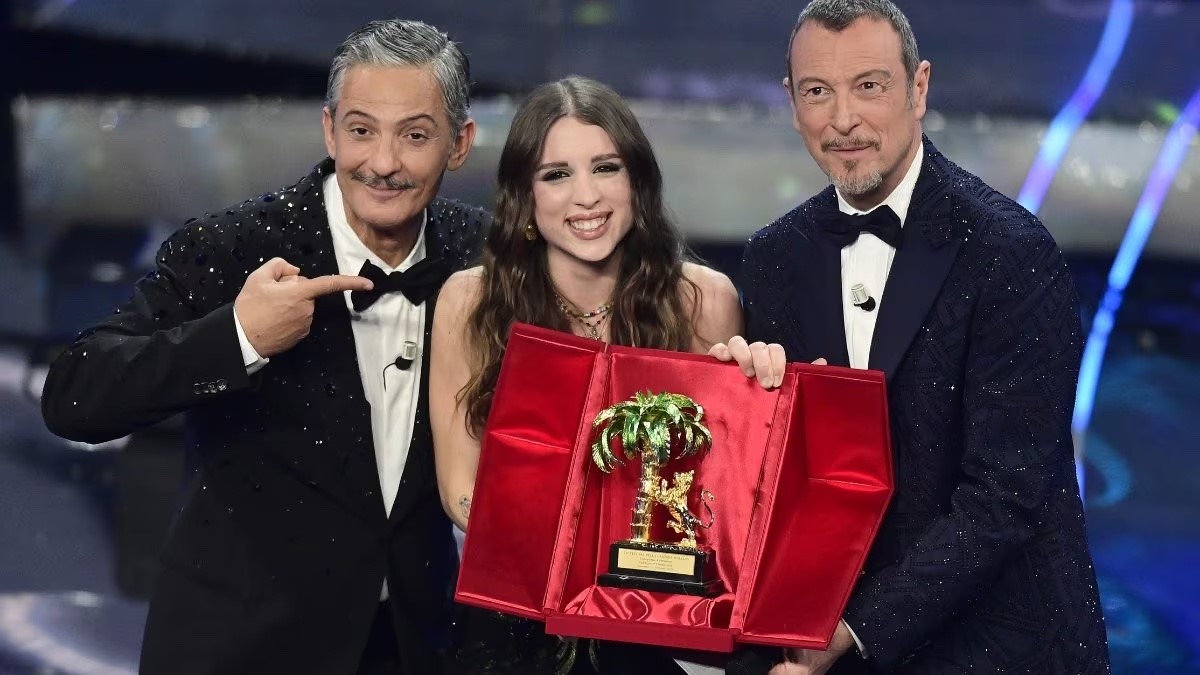 Saturday, February 10: Boom for the final night of 74° Festival di Sanremo with 14.3m viewers and 74.1% of share. Winner: Angelina Mango
